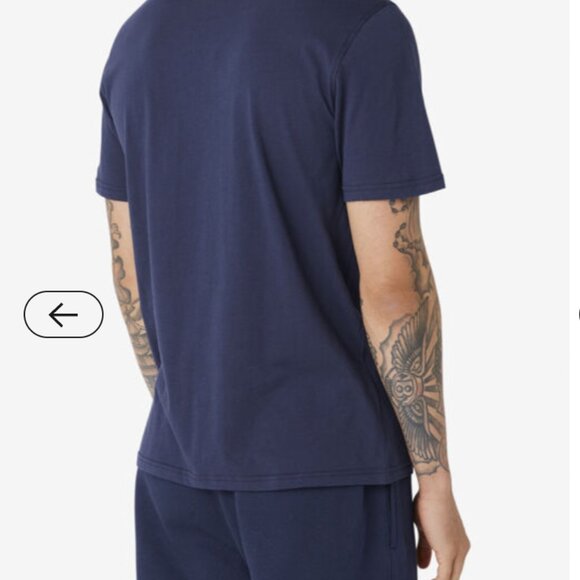 FILA T-Shirt Set of 2 Skylar Tee Shirt Short Sleeve Gym Top Navy Black Medium M - Picture 4 of 13